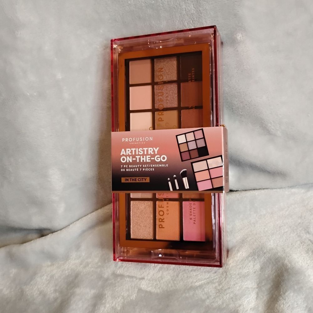 Profusion Cosmetics Artistry On-The-Go Makeup Palette - Pink and Brown
